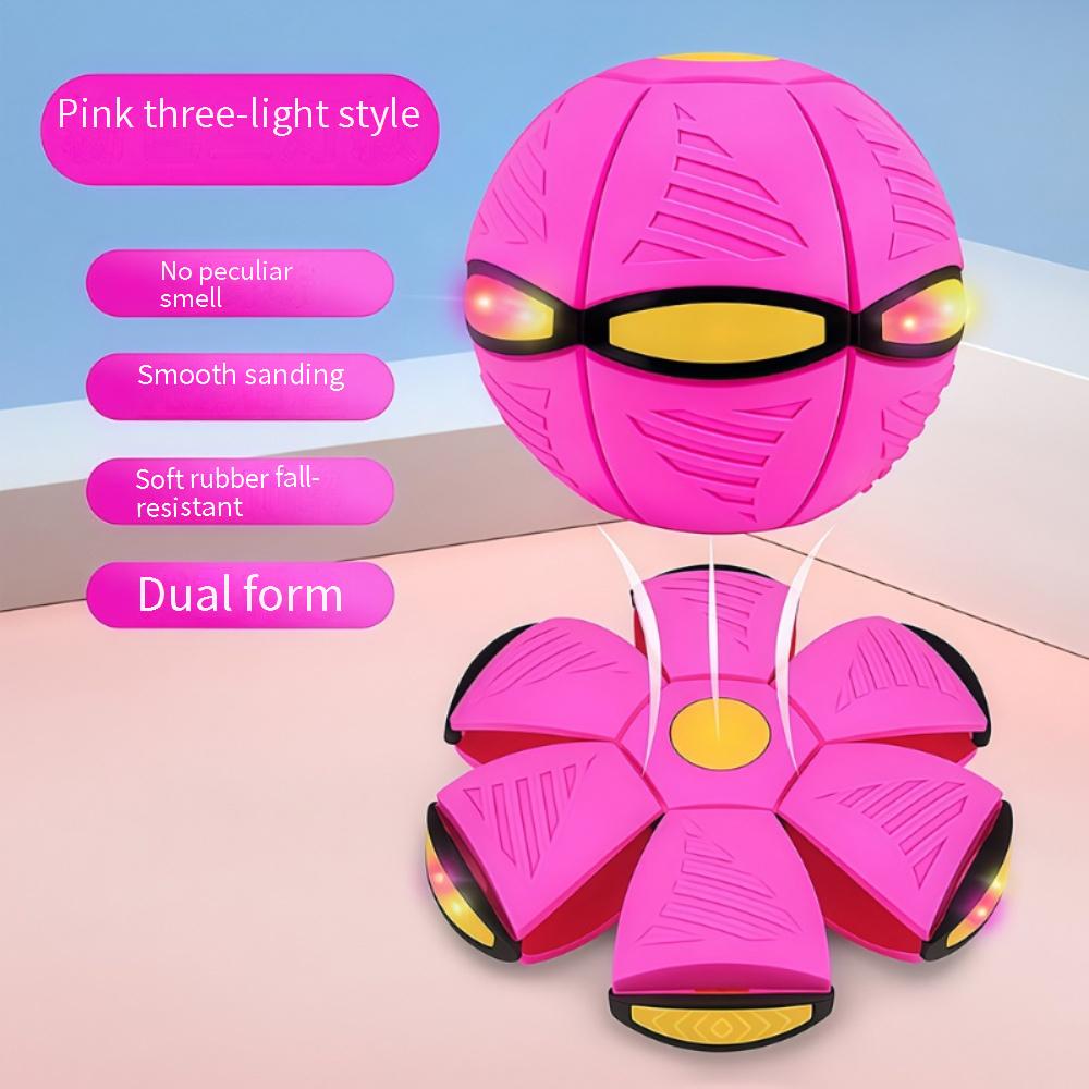 Glowing Flying Saucer Ball Step-on Deforming Ball