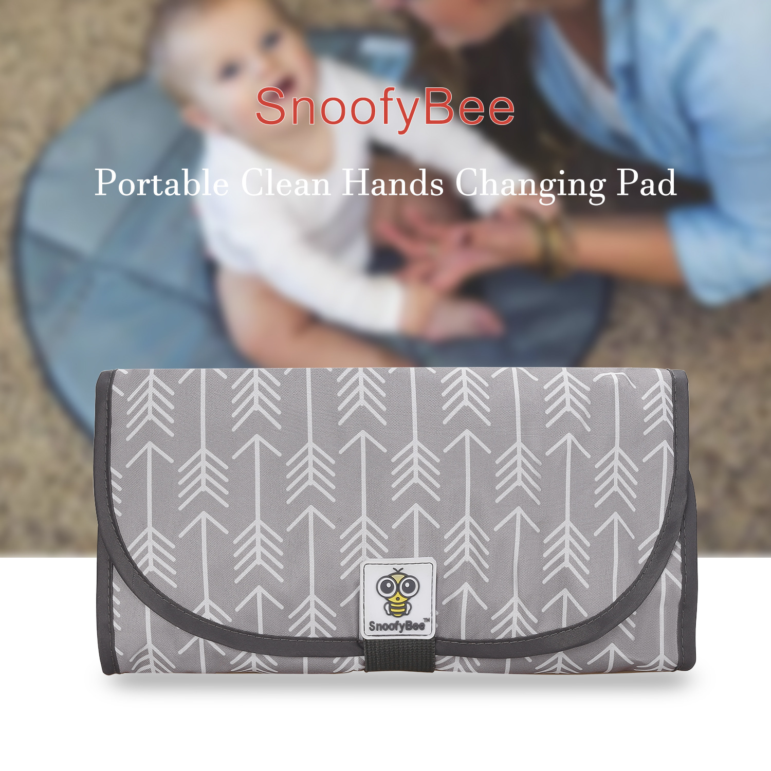 Waterproof baby changing mat/eco-friendly diaper changing pad