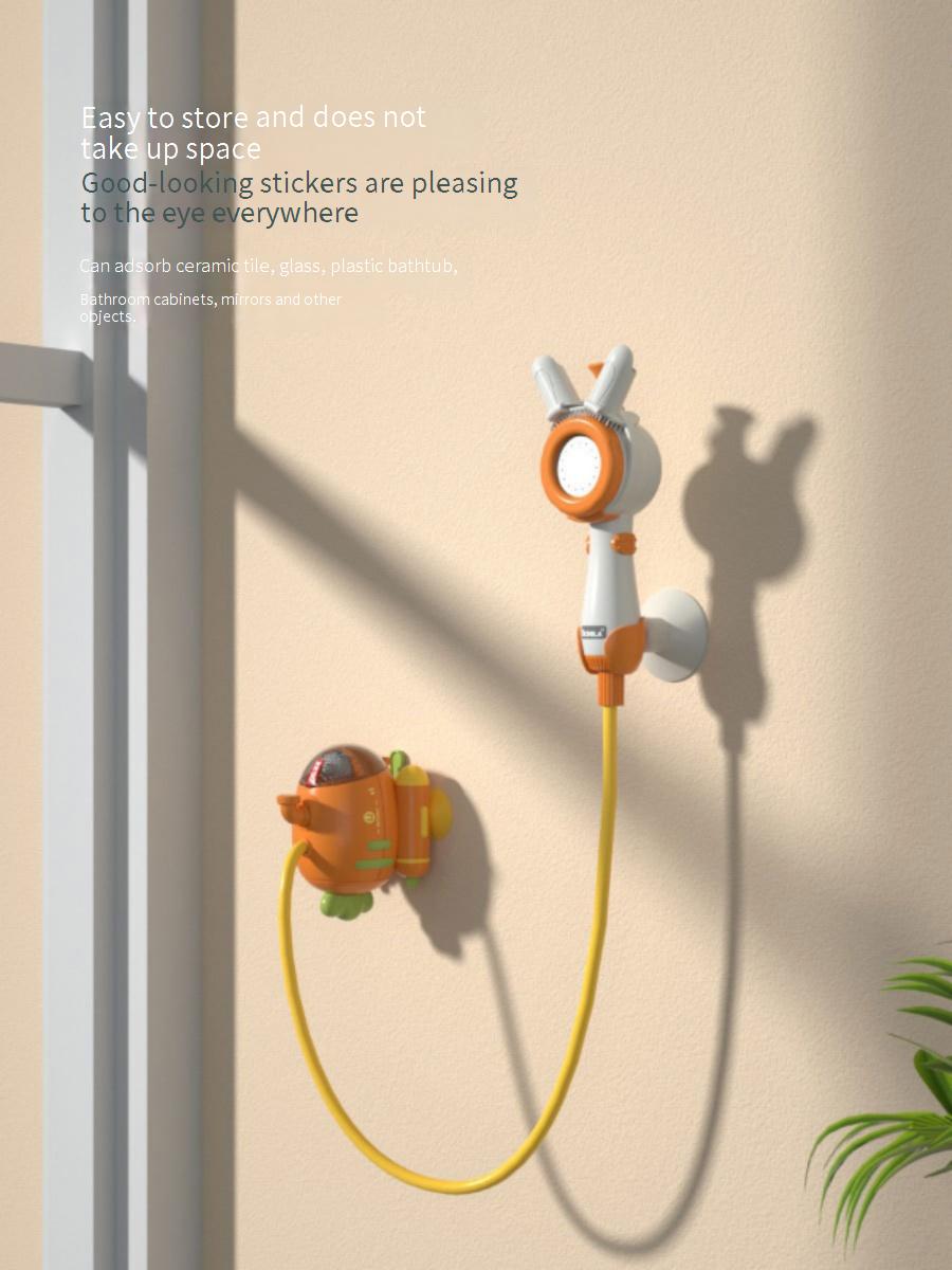 Electric shower head toy, summer water play duck baby spray shower head