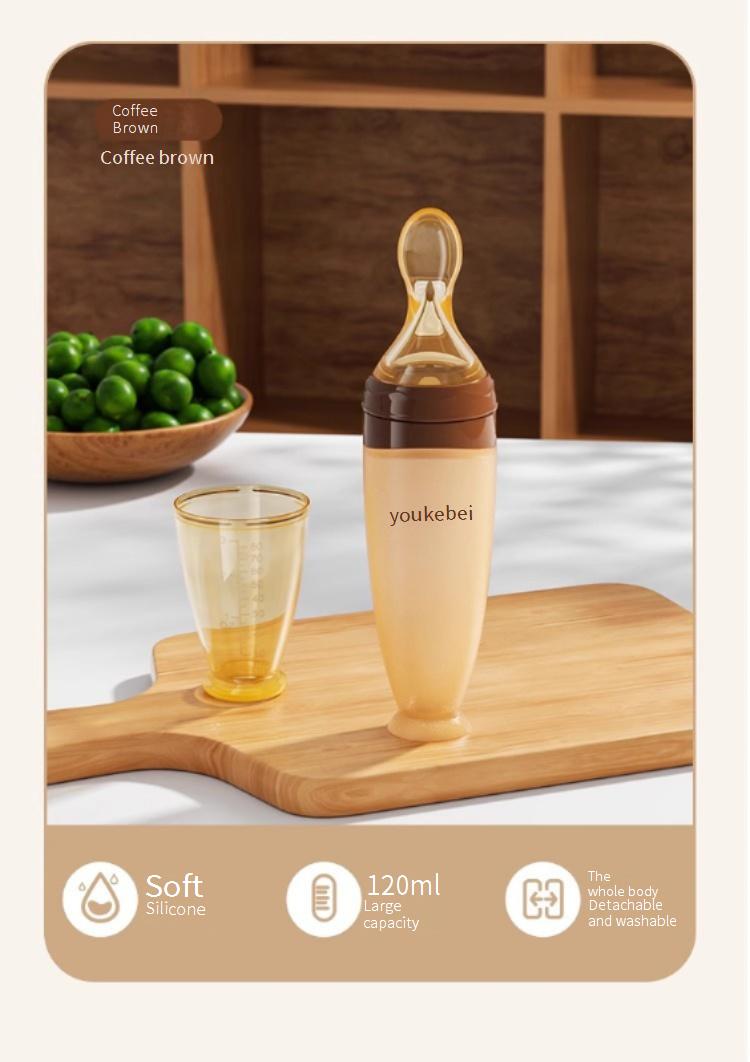 Silicone Baby Food Dispensing Spoon Set