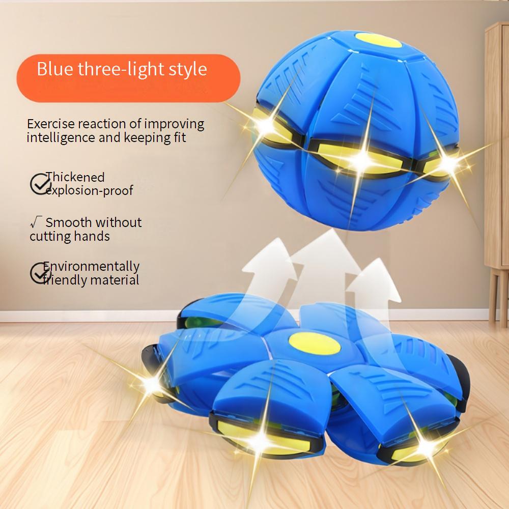 Glowing Flying Saucer Ball Step-on Deforming Ball
