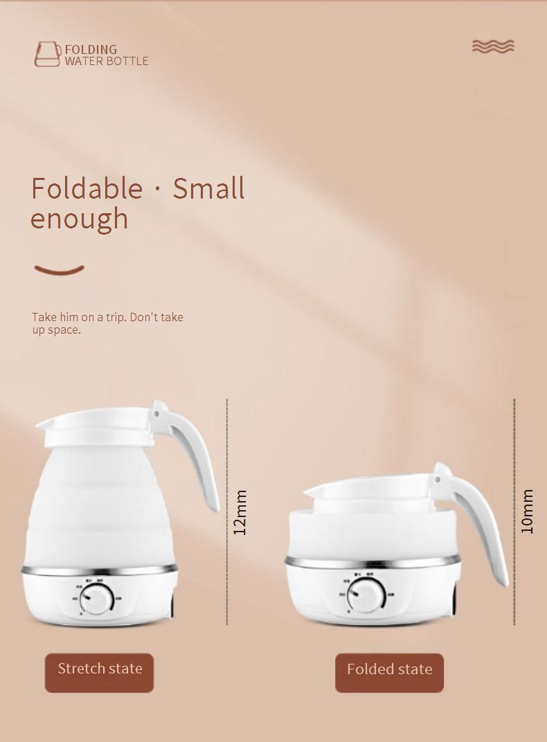 Portable Travel Silicone Telescopic Folding Kettle