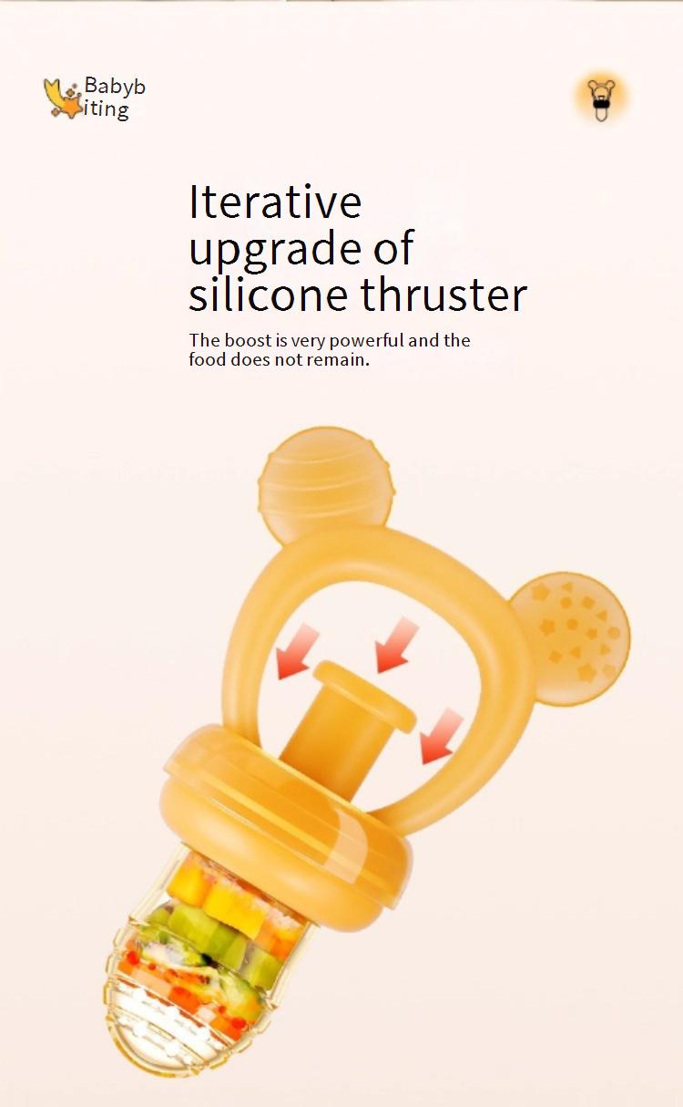 Silicone Baby Fruit and Vegetable Teether Pouch