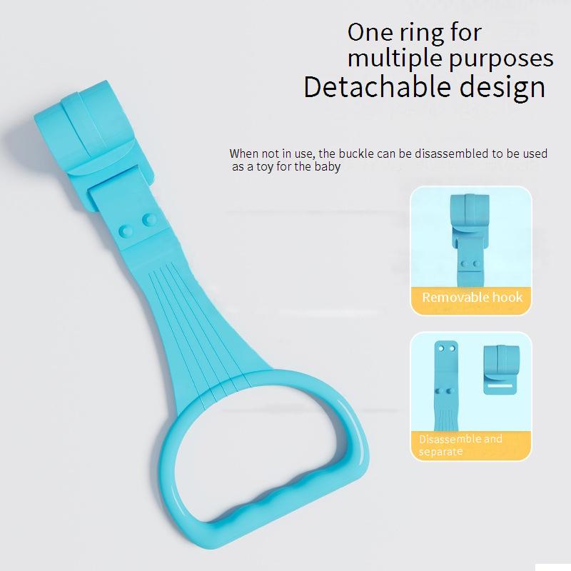 Baby standing and pulling ring game playpen; crib fence accessories