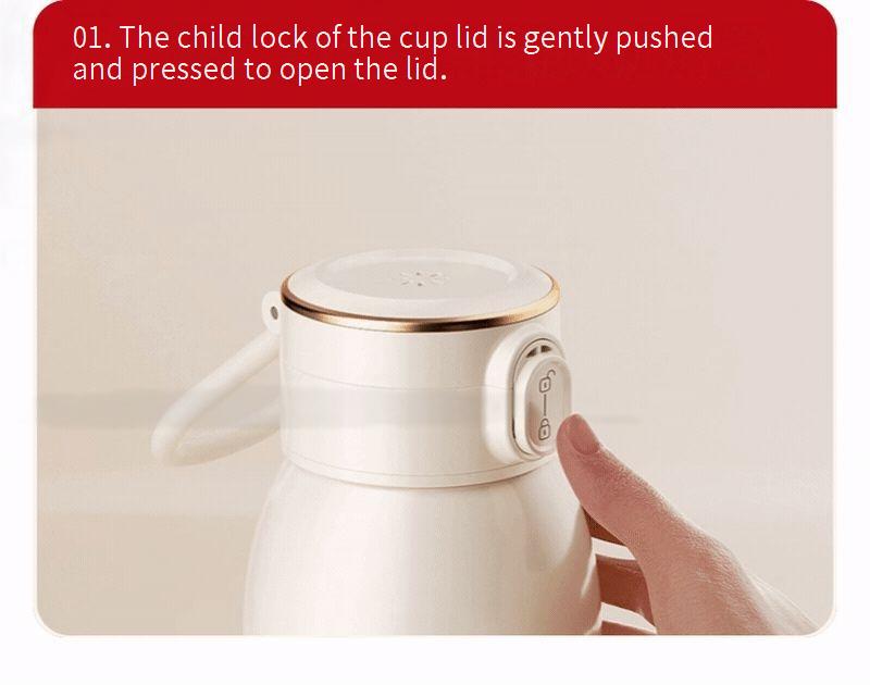 Portable Baby Bottle Warmer for Home and Travel - Fast Heating Milk and Water - Long Battery Life & Fast