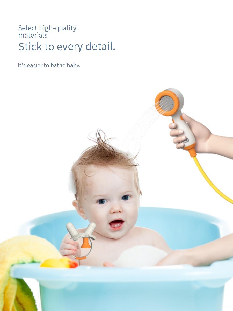 Electric shower head toy, summer water play duck baby spray shower head