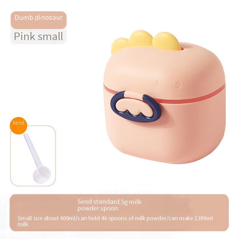 Baby formula container, moisture-proof, large capacity storage jar with divided compartments