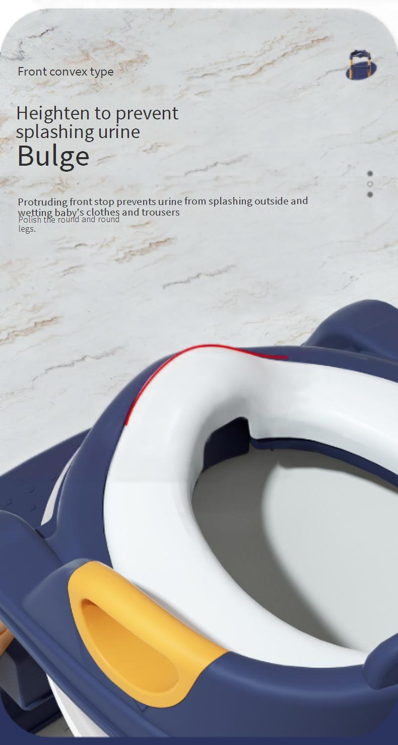 Step-by-Step Foldable Potty Seat for Boys and Girls Baby Potty with Foldable Frame