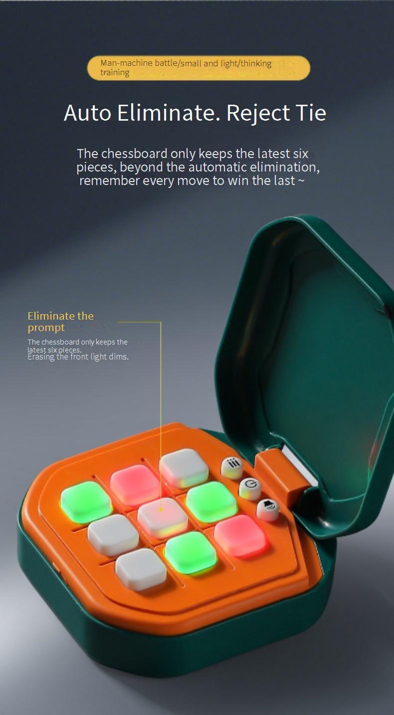 Tic-Tac-Toe Children's Educational Handheld Game Console