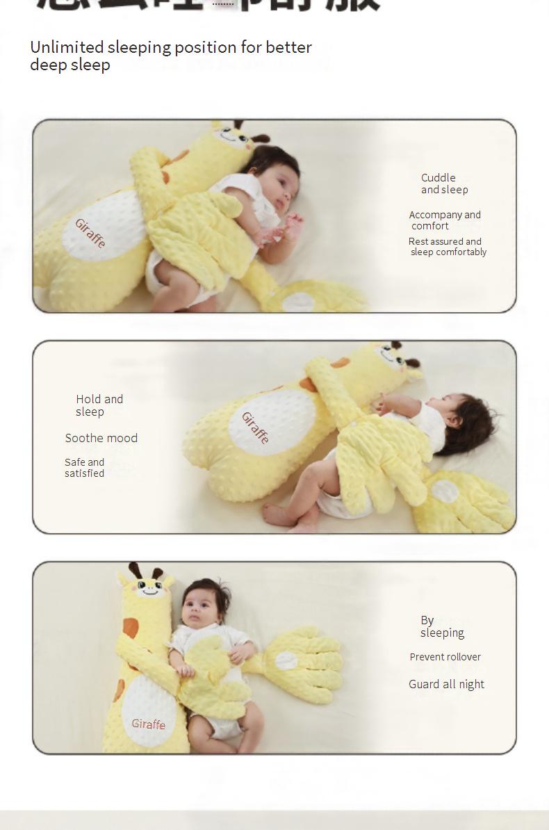 Baby soothing hand pillow for sleeping / Anti-startle hug and patting pillow for comforting sleep