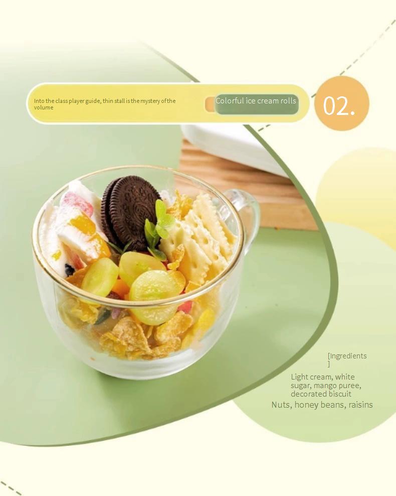 Children's DIY homemade new ice cream