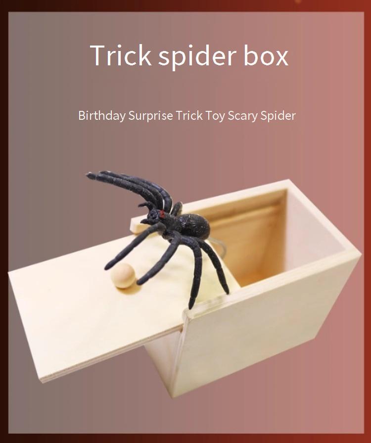 Spider box, a scary and terrifying small wooden box🕷️