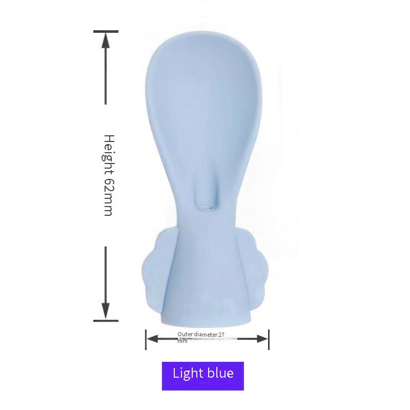 Silicone Baby Feeding Puree Spoon Suction Bag Spoon Head Replacement Spoon for Fruit and Vegetable Puree Bags