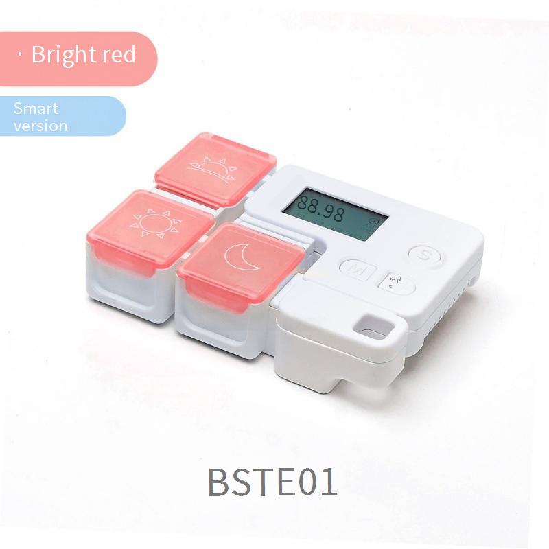 Portable smart electronic pillbox with timer/medication reminder for the elderly