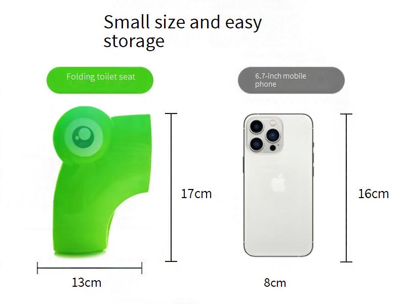 Foldable toilet seat cover, portable travel toilet seat cushion for children