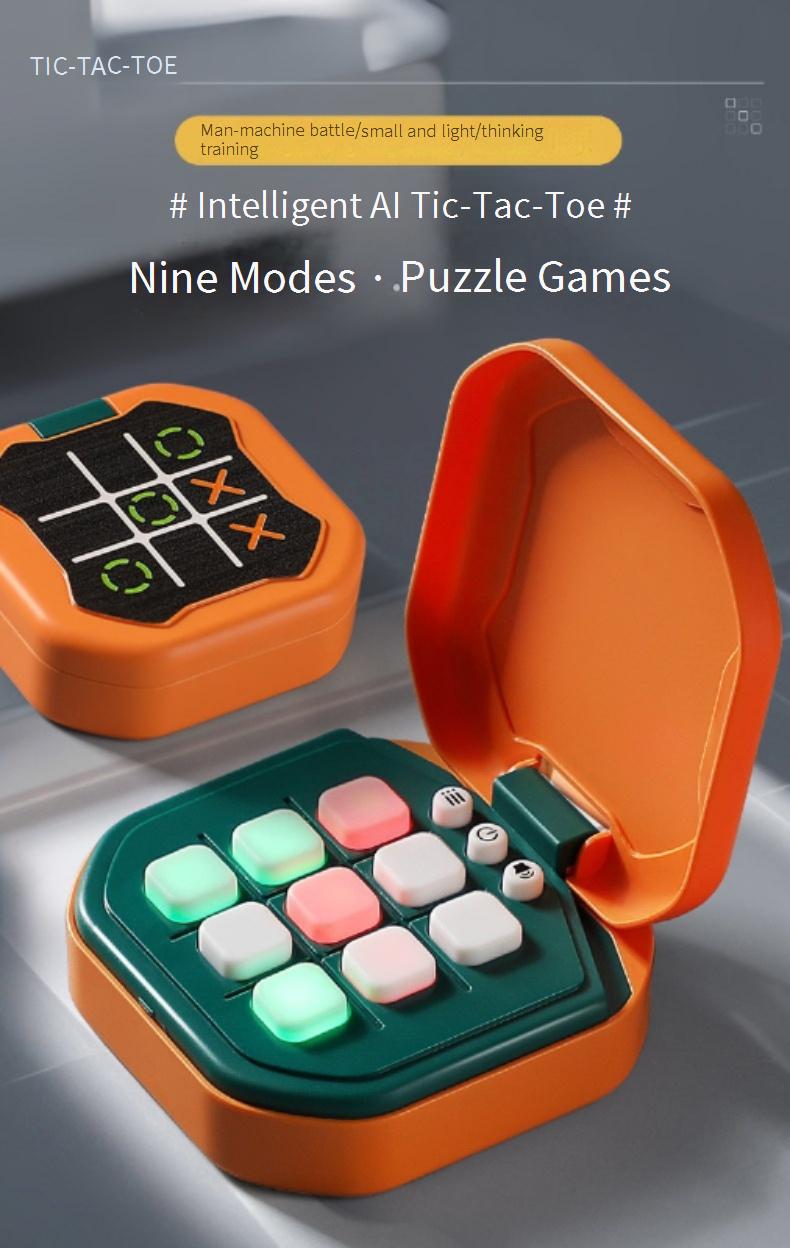 Tic-Tac-Toe Children's Educational Handheld Game Console