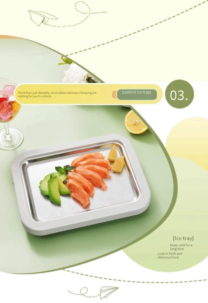 Children's DIY homemade new ice cream