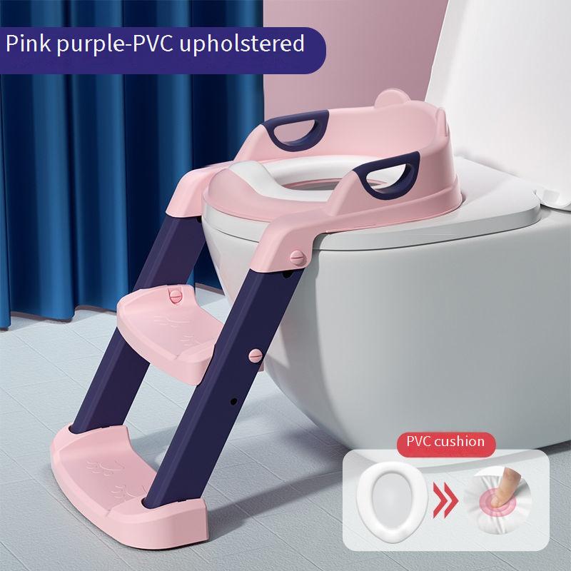 Step-by-Step Foldable Potty Seat for Boys and Girls Baby Potty with Foldable Frame