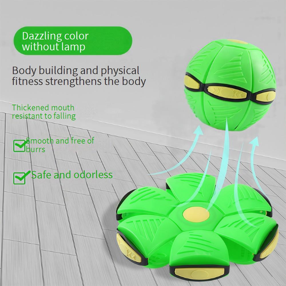 Glowing Flying Saucer Ball Step-on Deforming Ball