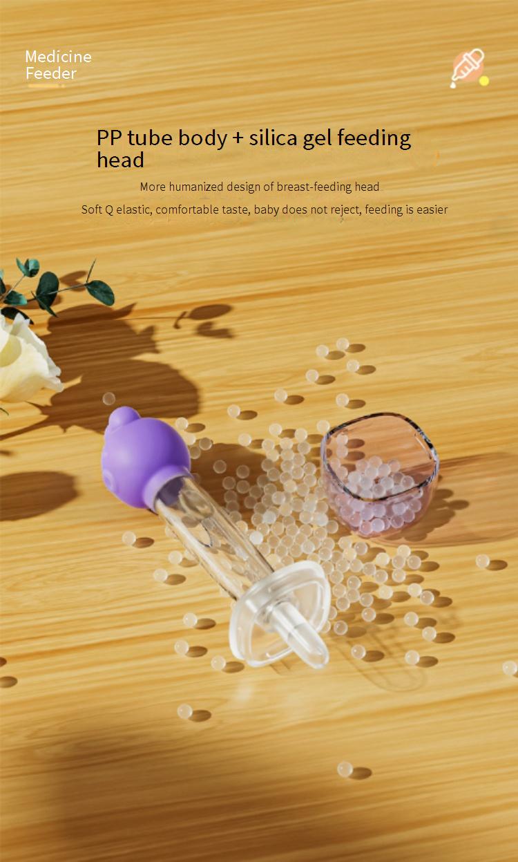 Anti-choking dropper-style medicine dispenser for children, specially designed for newborns