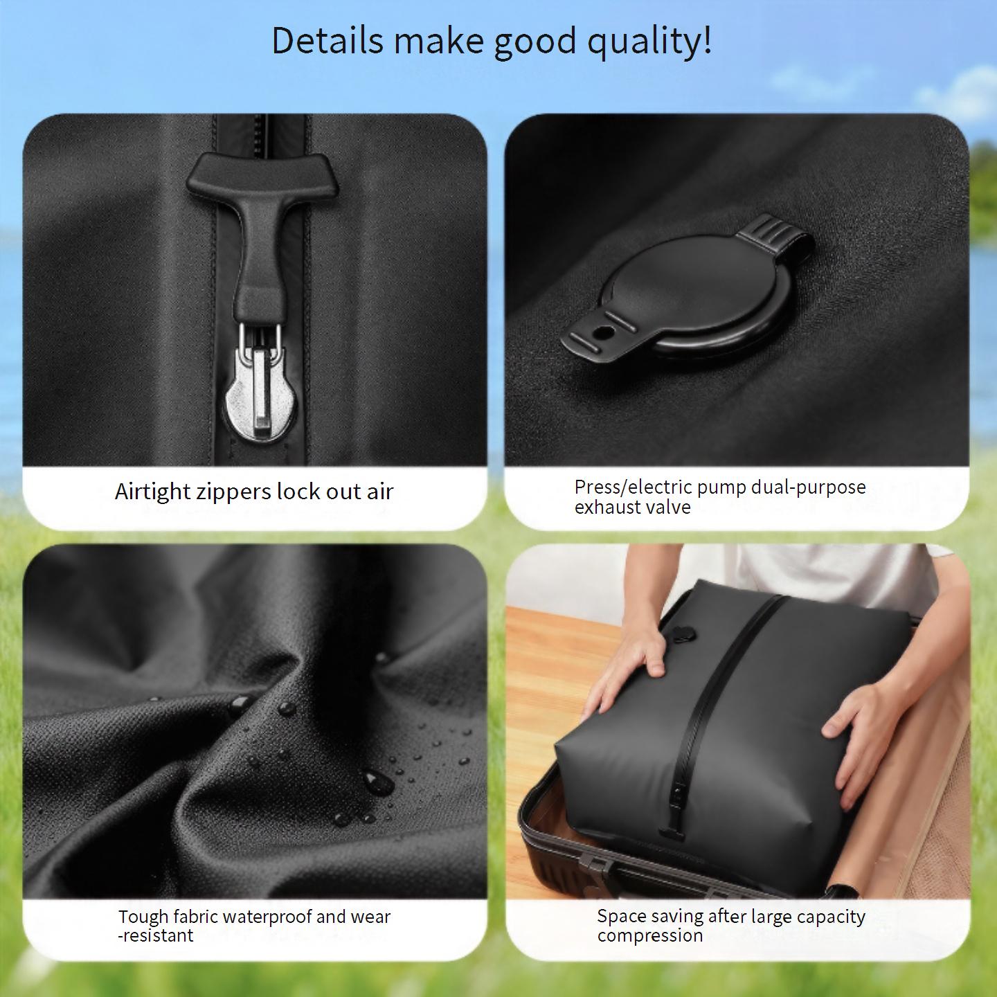 Vacuum Compression Bag Travel Storage Bag Airtight Moisture-Proof Waterproof Clothing Storage Bag Suitcase Business Trip