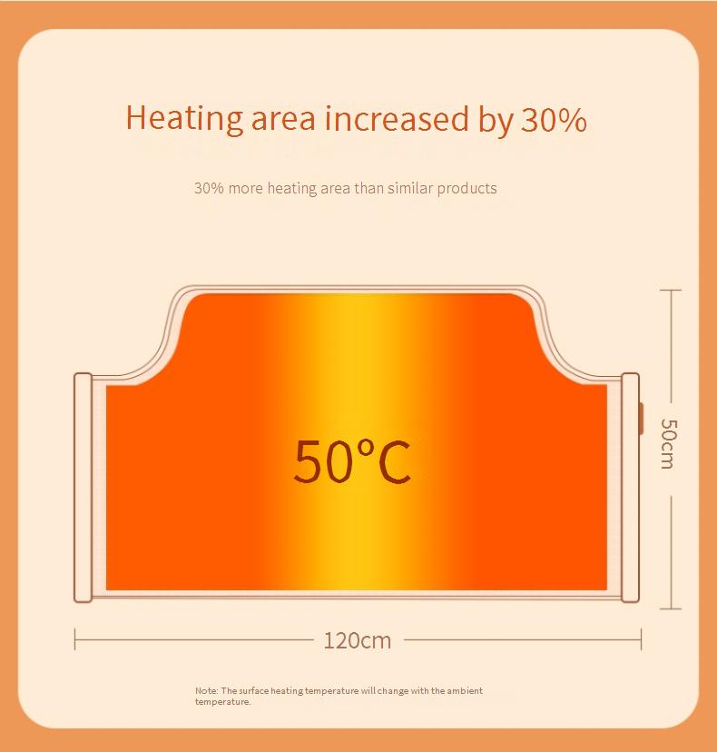 Foldable and portable electric heater with overheat and tip-over protection and a timer function
