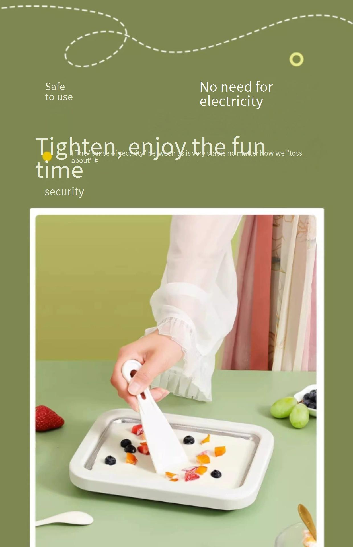 Children's DIY homemade new ice cream