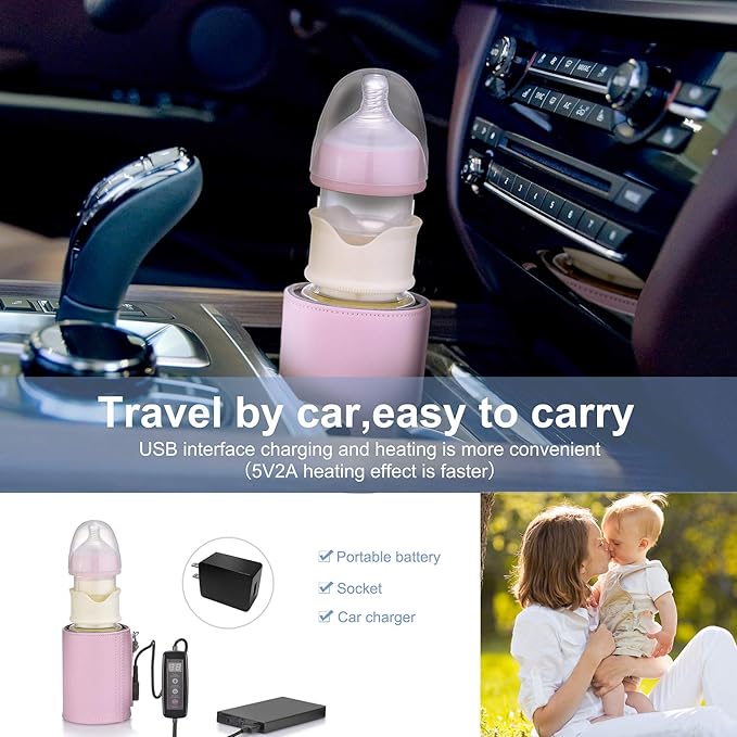 USB Insulation Baby Bottle Warmer Three Materials of