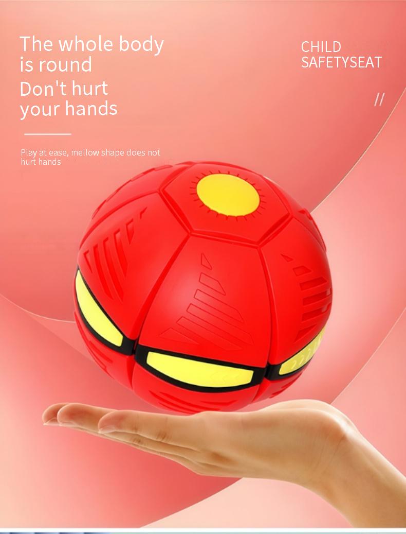 Glowing Flying Saucer Ball Step-on Deforming Ball