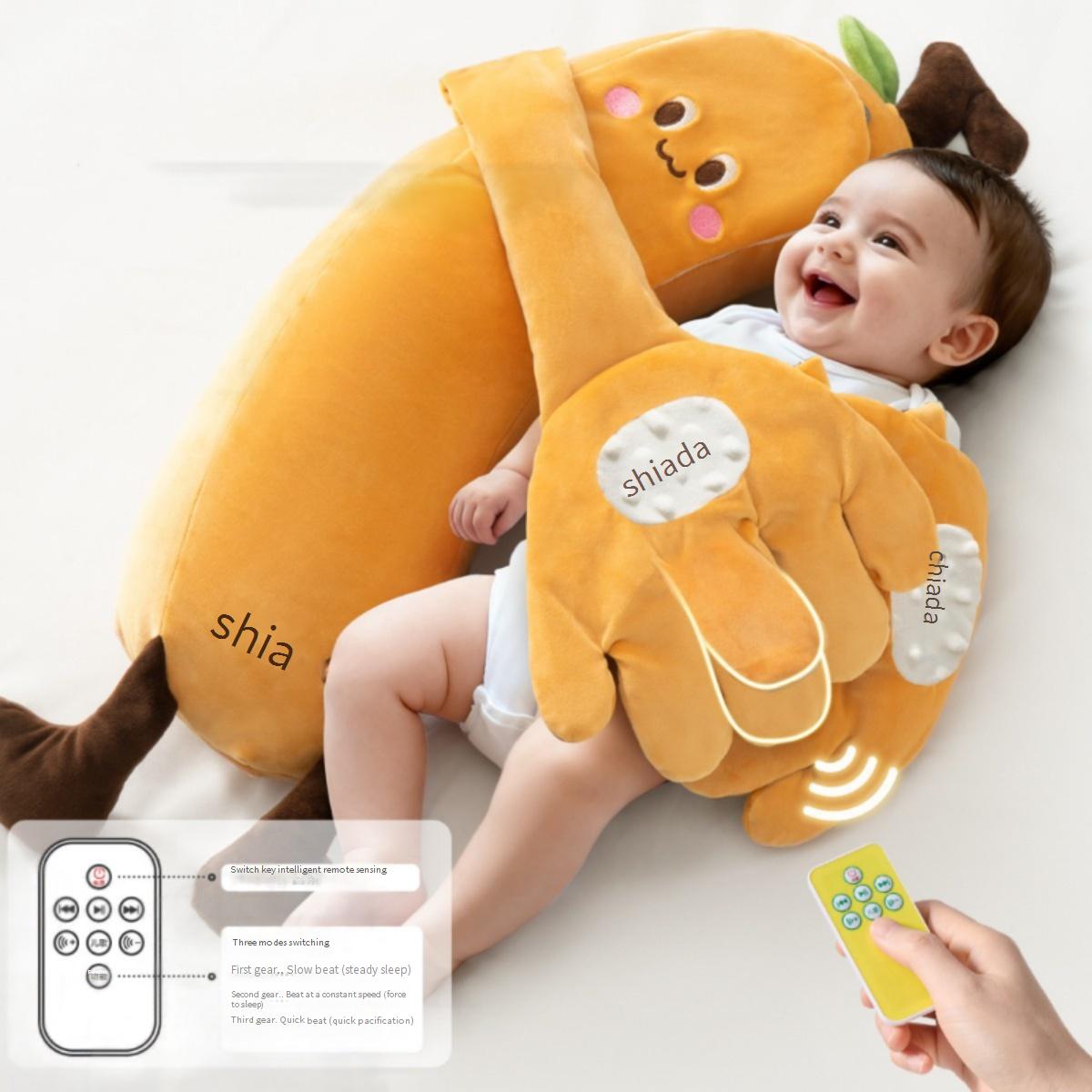 Baby Soothing Palm Hugging Sleep Patting Coaxing Artifact Baby Anti-Jump Sleeping Patting Buttocks Soothing Doll Pillow