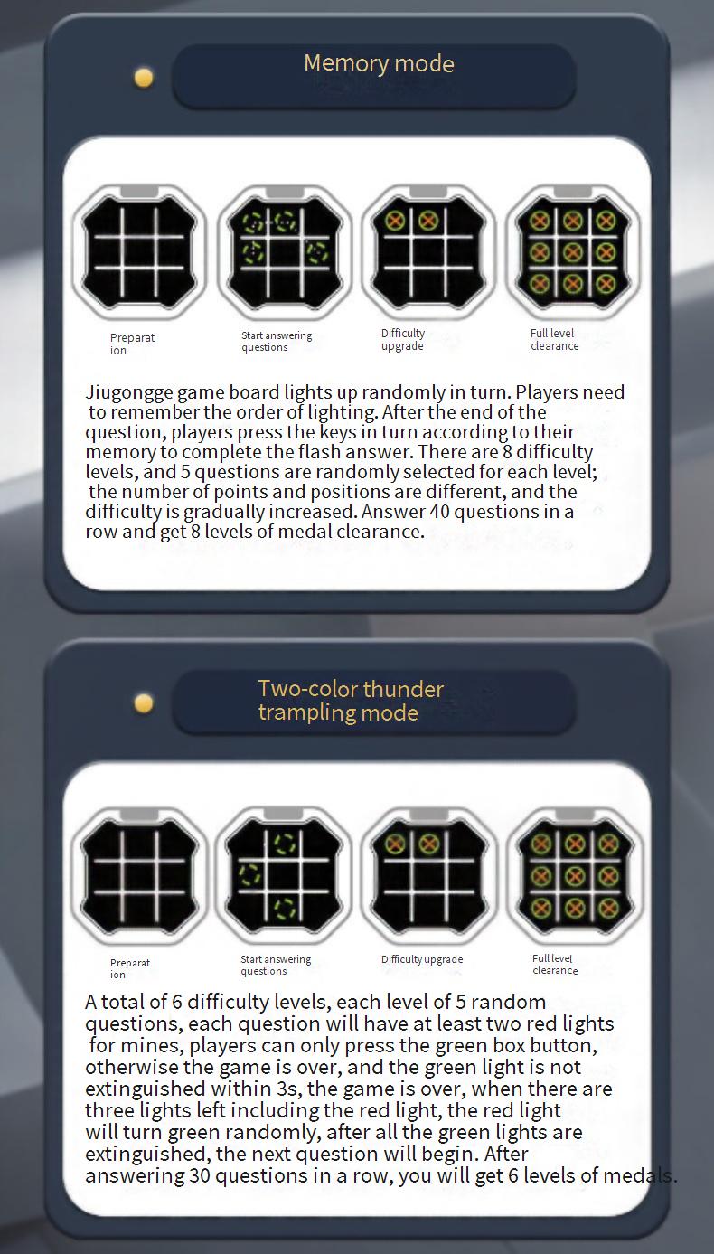 Tic-Tac-Toe Children's Educational Handheld Game Console
