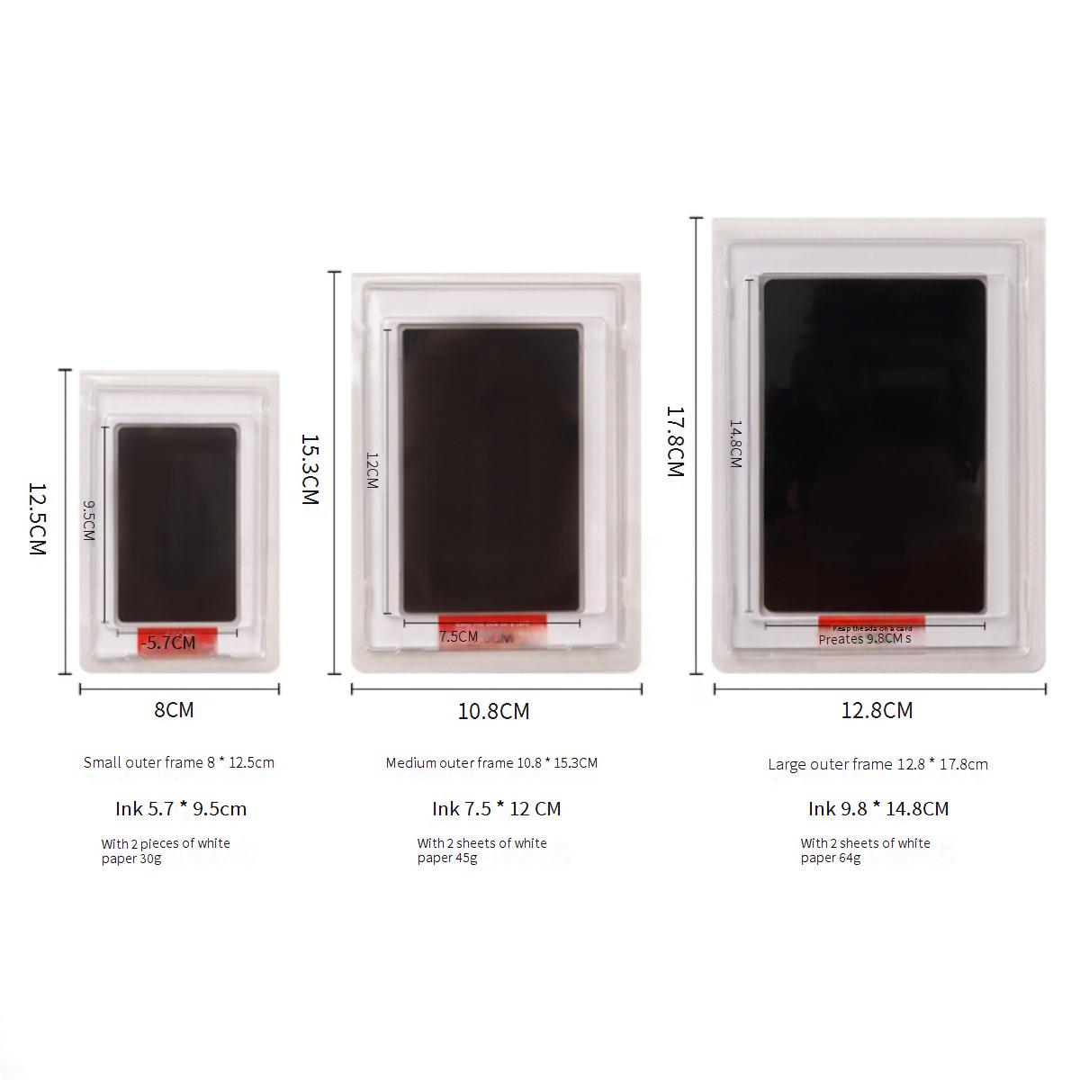 Contactless ink pad, ink pad that requires no cleaning