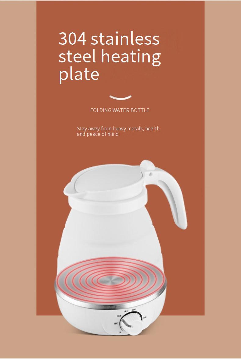 Portable Travel Silicone Telescopic Folding Kettle