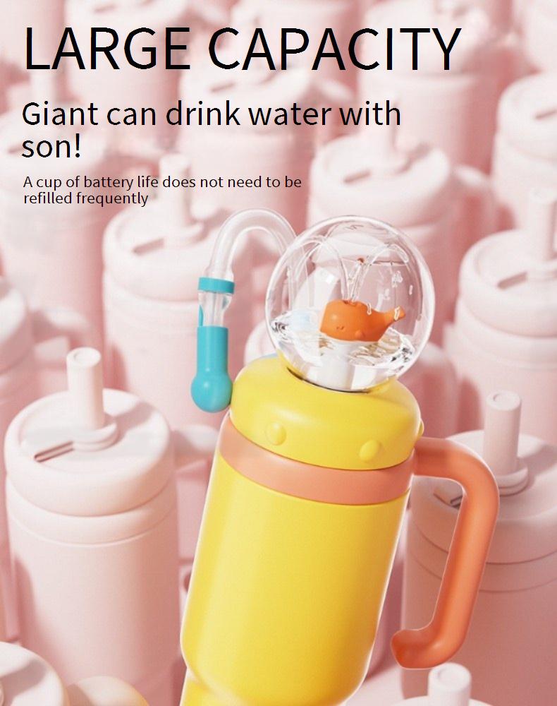 Whale-shaped sippy cup for babies