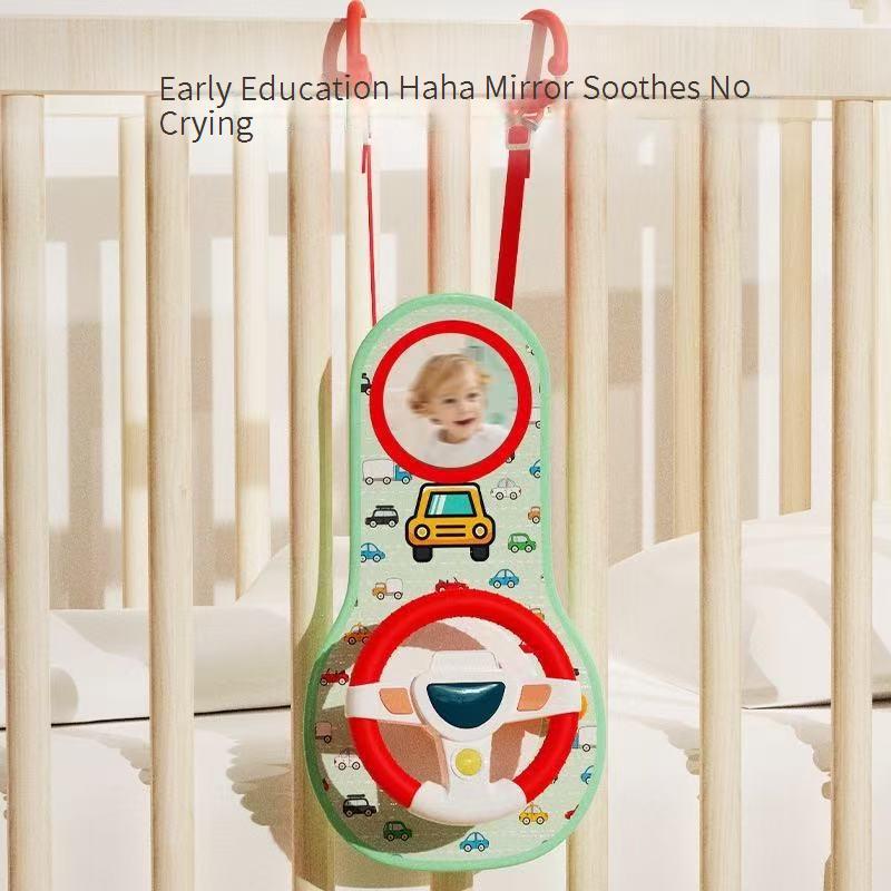 Child Safety Seat Rear-Seat Vehicle Mounted Simulated Steering Wheel Driving Simulation