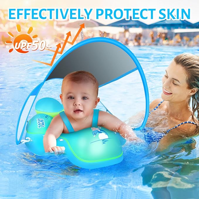 Newborn baby swimming neck ring, anti-choking collar for babies aged 0-12 months