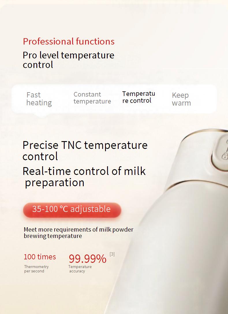 Portable Baby Bottle Warmer for Home and Travel - Fast Heating Milk and Water - Long Battery Life & Fast