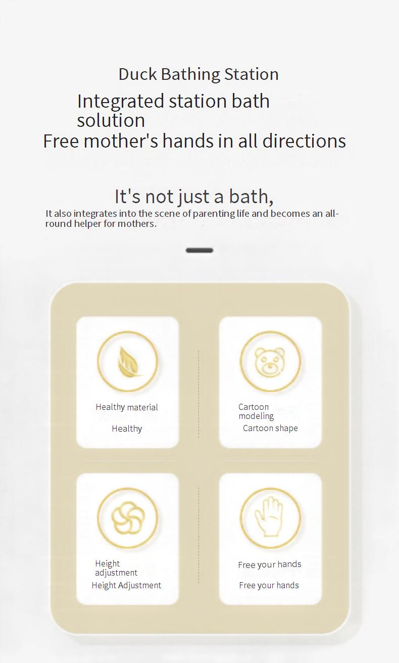 Baby Standing Bath Artifact Infant and Toddler Butt Washing Auxiliary Bracket Kidsren's Non-Slip Bath Tub Platform