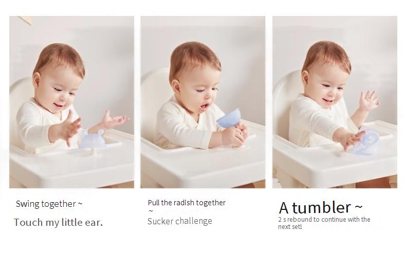 Baby Mushroom Teether Food Grade Molar Stick Baby Toy Anti-Eating Hand Artifact Soothing Chewing Gum