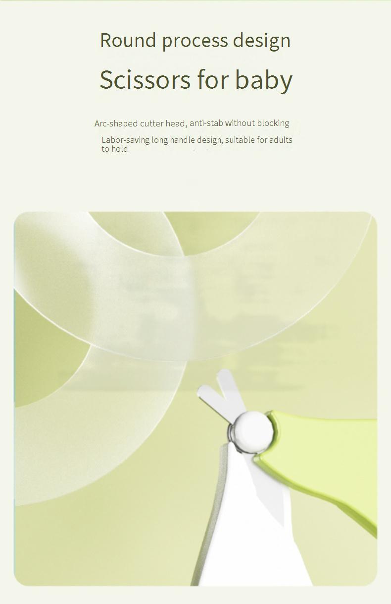 A baby nail clippers suit for newborns and babies children's nail clippers safety anti-pinch meat nail clippers file