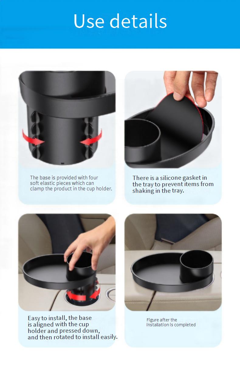 Multifunctional car cup holder