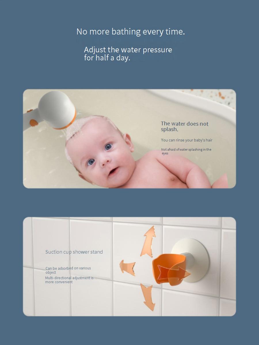 Electric shower head toy, summer water play duck baby spray shower head