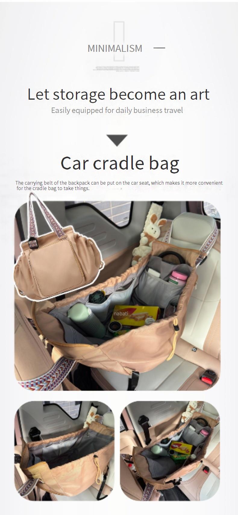 Stylish Cradle Bag Travel Storage Bag