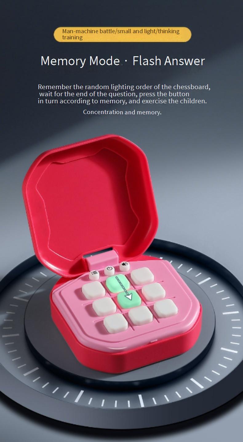 Tic-Tac-Toe Children's Educational Handheld Game Console