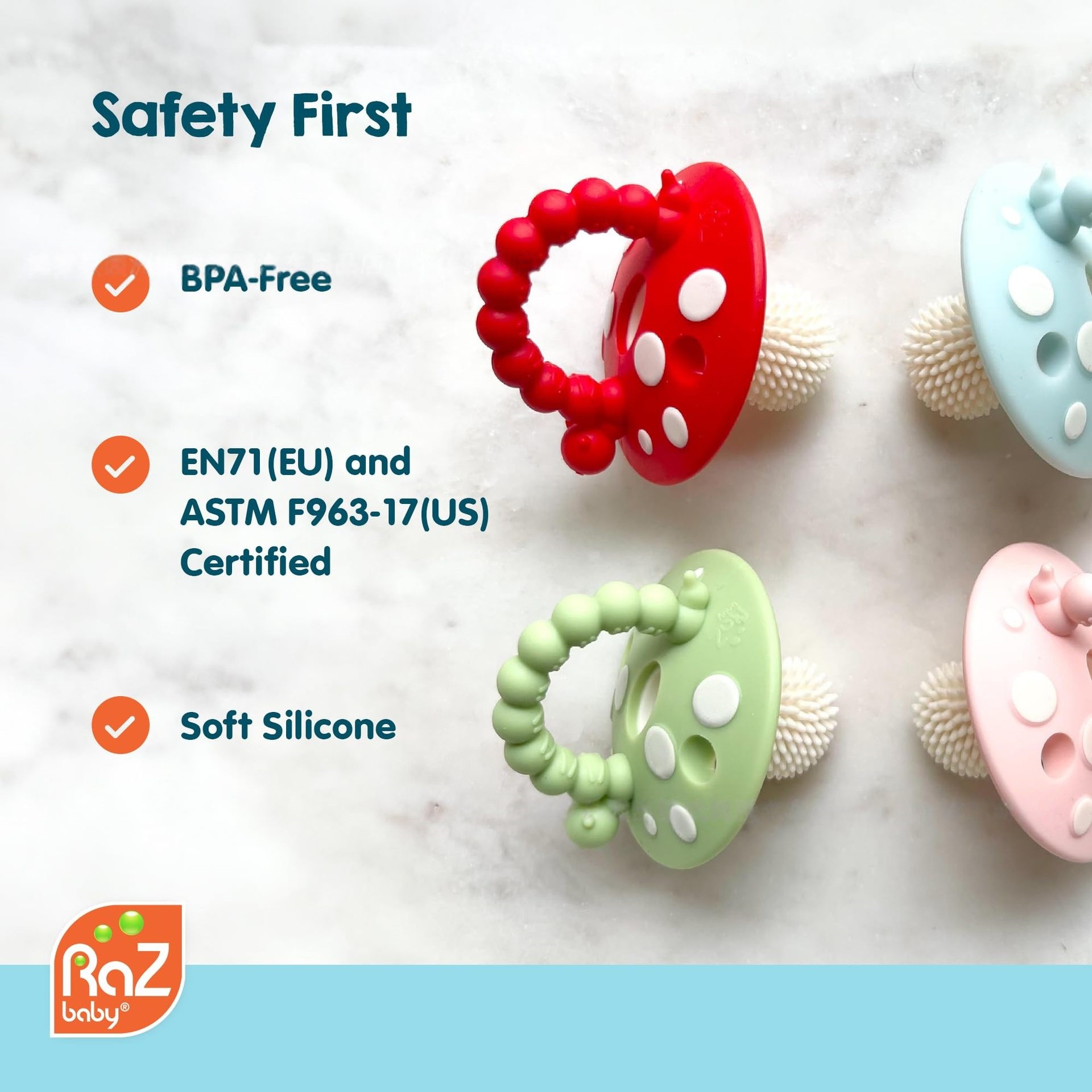 Teething Relief Pacifiers 3m+ 