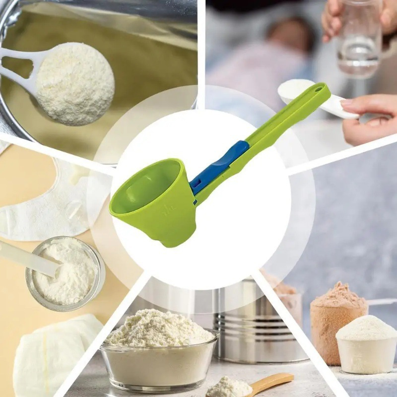 Creative protein powder sliding spoon, anti-spill coffee spoon
