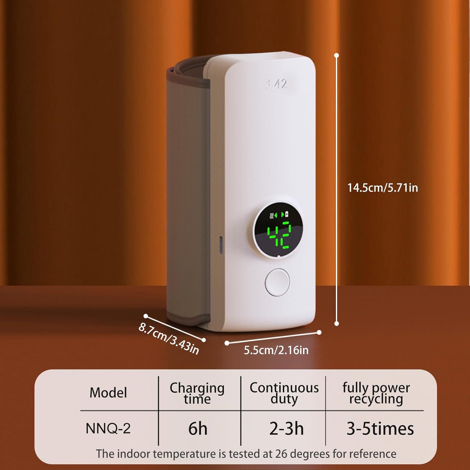 Portable Bottle Warmer: Rechargeable Milk Warmer