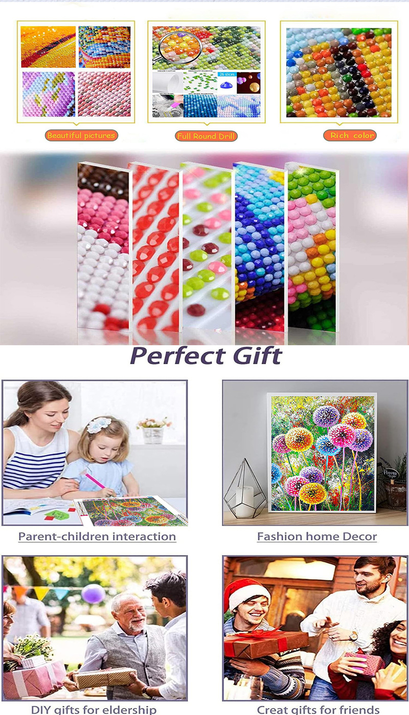 5D Diamond Painting Full-Coverage DIY Diamond Sticker Art