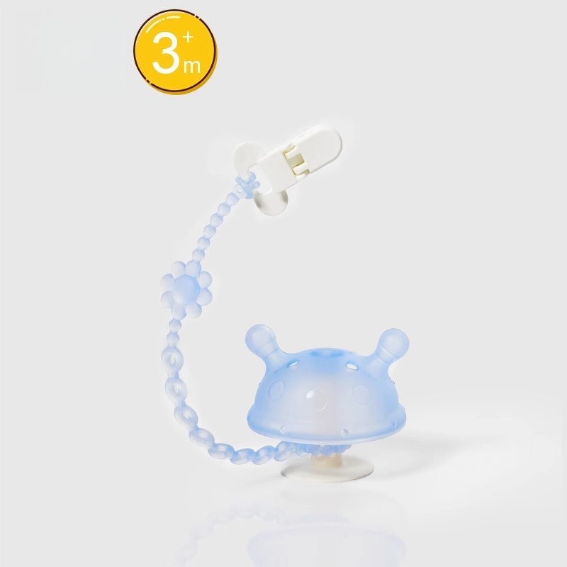 Baby Mushroom Teether Food Grade Molar Stick Baby Toy Anti-Eating Hand Artifact Soothing Chewing Gum