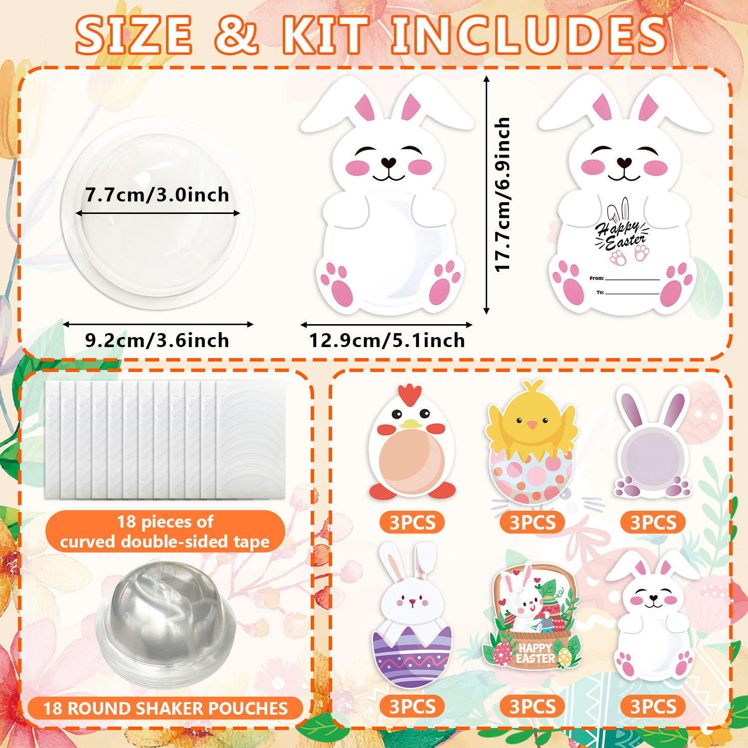 Cartoon rabbit and chick shaped holiday gift decoration box